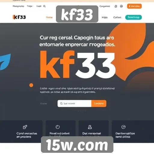 Experiência de usuário no site kf33 é positiva